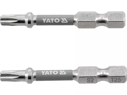 Yato Bity udarowe 1/4"x50 mm T25 2 szt. niklowane YT-78034