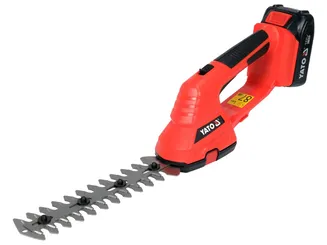 Yato Nożyce do trawy i żywopłotu akumulatorowe 18V 2Ah + ładowarka YT-828355  - 2