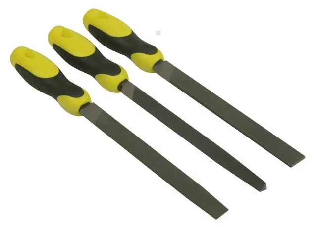 Stanley Komplet pilników do metalu równiaki 200mm 3szt. 0-22-464