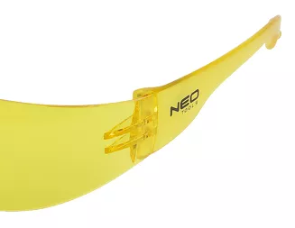 Neo okulary ochronne żółte soczewki klasa odporności F 97-503 - 2