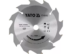 Yato Tarcza widiowa do drewna 170x12Tx16mm do pilarki YT-60582