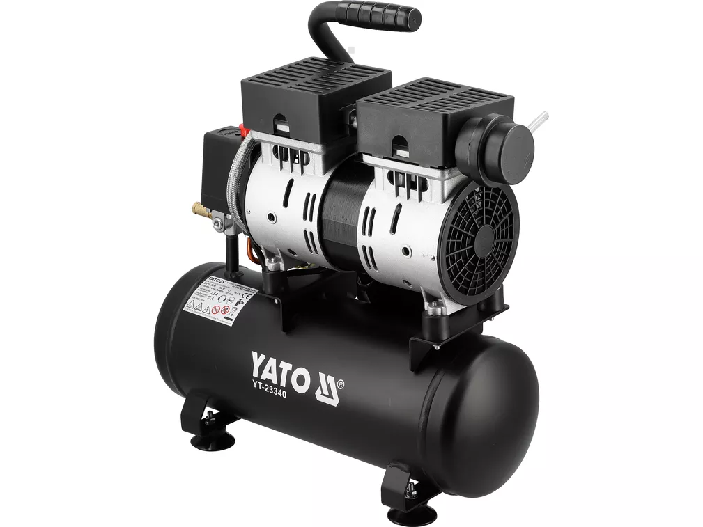 Yato Kompresor bezolejowy cichy 6 l 8 bar YT-23340