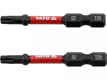 Yato Bity udarowe 1/4"x50 mm T20 2 szt. YT-78053