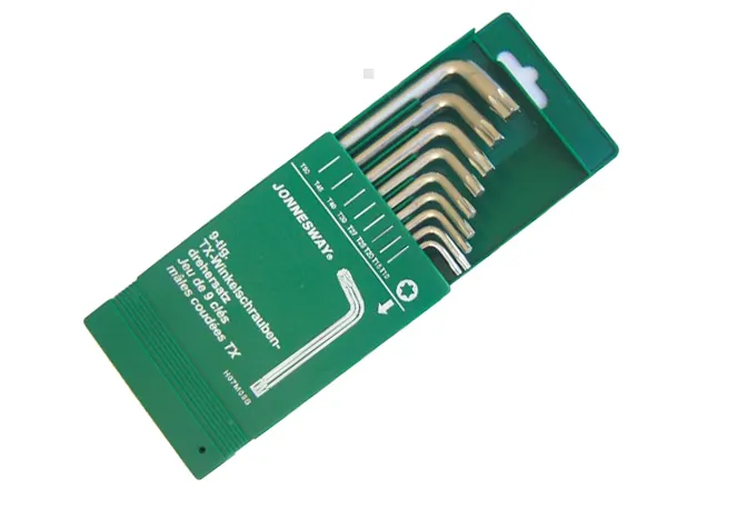 Jonnesway Klucze kątowe torx 9szt. T10-T50 H07M09S
