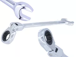 Waart Klucz płasko-oczkowy z grzechotką i przegubem 11mm JU-IRF-1011