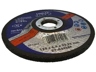 Incoflex Tarcza do szlifowania metalu Standard STAL M27 125 x 6,5mm A24SBF - 2
