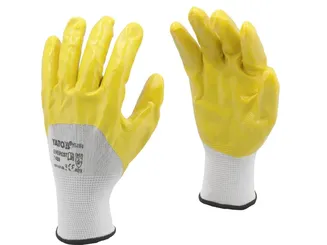 Yato Rękawice robocze poliester/nitryl rozm. 9 YT-7480  - 2