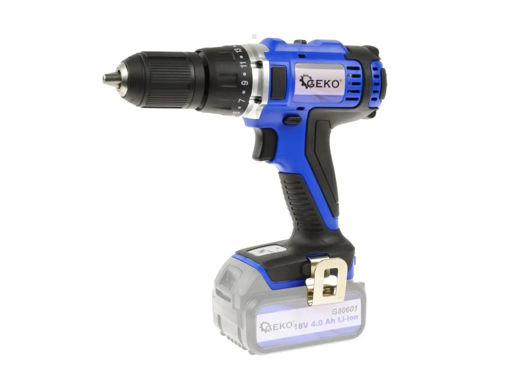 Geko Wiertarko wkrętarka akumulatorowa Li-ion 18V G80611