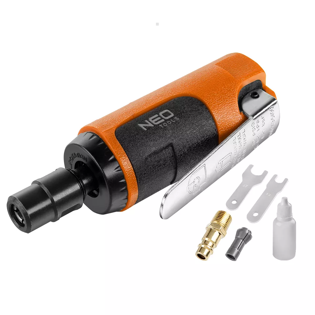Neo Szlifierka pneumatyczna prosta 6 mm/3mm 25 000 rpm 14-014