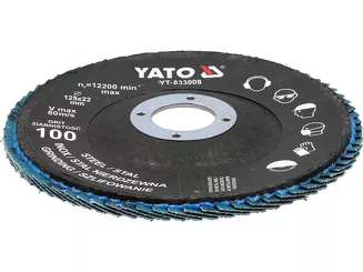Yato Ściernica listkowa cyrkonowa 125 mm P100 YT-833008 - 3