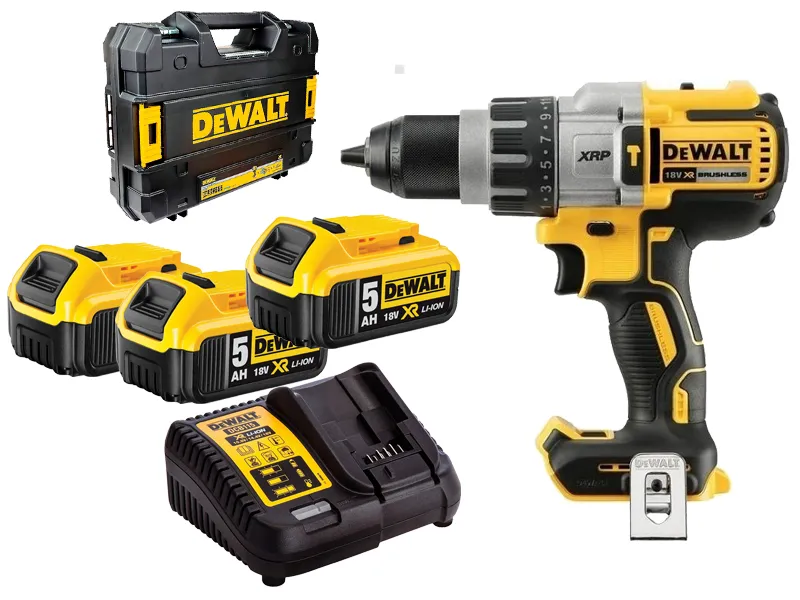DeWalt Wiertarko wkrętarka akumulatorowa udarowa 18V 3x5Ah DCD996P3-QW 