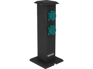 Yato Gniazdo ogrodowe słupek stalowe IP44 230 V YT-81275 - 5