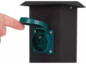 Yato Gniazdo ogrodowe słupek stalowe IP44 230 V YT-81275 - 8