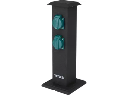Yato Gniazdo ogrodowe słupek stalowe IP44 230 V YT-81275