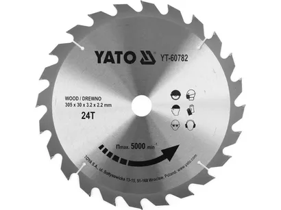 Yato Tarcza widiowa do drewna 305x24Tx30mm wytrzymała YT-60782