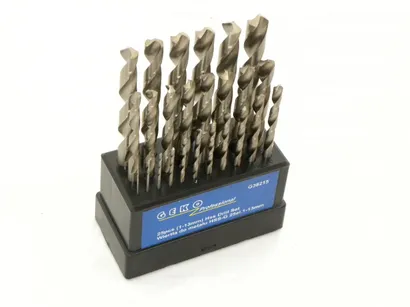 Geko Zestaw  wierteł do metalu HSS 25szt. 1,0-13,0mm  G38215 