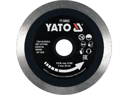 Yato Tarcza diamentowa ciągła 125mm do ceramiki YT-59952 