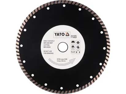 Yato Tarcza diamentowa turbo 230mm szybkie cięcie YT-6025