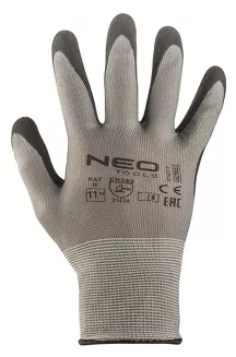 Neo Rękawice robocze, poliester pokryty lateksem (foam), 3141X, rozmiar 11 97-617-11 - 3