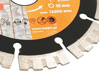 Waart Tarcza diamentowa 125 mm do cięcia betonu zbrojonego JU-DCB-8125 - 2