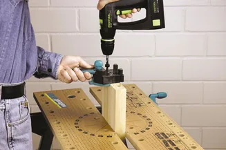 Wolfcraft Przyrząd do połączeń kołkowych -kołkownica WF4640 - 3