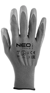 Neo Rękawice robocze, poliester pokryty PU, 4131X, rozmiar 11 97-646-11 - 4
