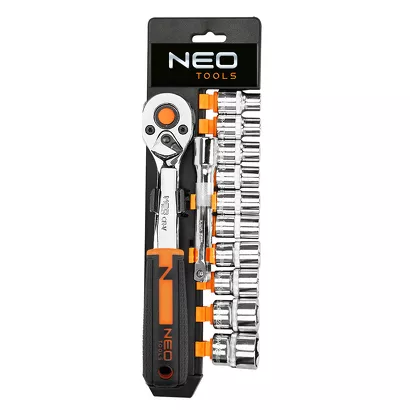 Neo Klucze nasadowe 3/8", zestaw 12 sztuk 10-020
