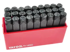 Yato Znaczniki literowe numeratory 8 mm YT-6863