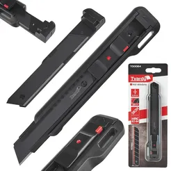 Geko Nóż do tapet 18 mm Easy Grip ostrze SK2H T00084