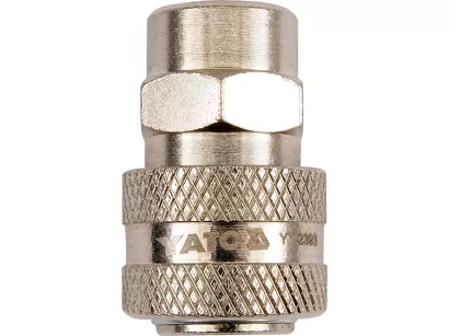 Yato Gniazdo szybkozłącza pneumatycznego z gwintem wewnętrznym 1/4" YT-2393