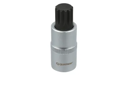 Quatros Bit SPLINE M15 z nasadką 1/2" QS50518