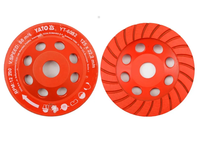 Yato Tarcza diamentowa do szlifowania betonu 125mm Turbo YT-6032 