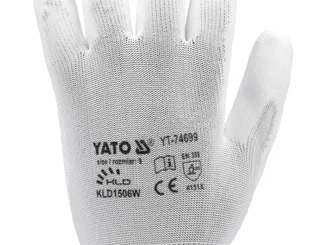 Yato Rękawice robocze nylon/PU białe rozm. 9 YT-74699 - 4