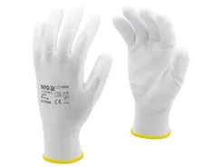 Yato Rękawice robocze nylon/PU białe rozm. 9 YT-74699