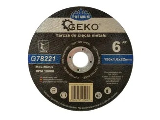 Geko Tarcza do cięcia metalu 150x1,6mm 5szt. G78221  - 2