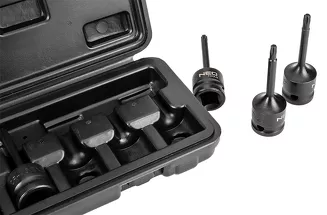 Neo Klucze udarowe torx 1/2 cala zestaw 8 sztuk 08-712 - 5