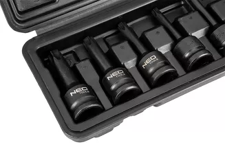 Neo Klucze udarowe torx 1/2 cala zestaw 8 sztuk 08-712 - 6