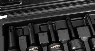 Neo Klucze udarowe torx 1/2 cala zestaw 8 sztuk 08-712 - 7