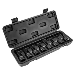 Neo Klucze udarowe torx 1/2 cala zestaw 8 sztuk 08-712