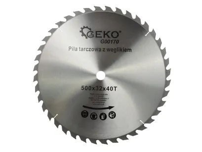 Geko Tarcza do cięcia drewna 500x32mm 40z. G00170