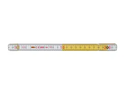 Neo Miara składana drewniana 1m biało-żółta 74-010