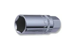 Jonnesway Klucz nasadowy 6-kątny do świec zapłonowych z magnesem 1/2" 16mm S17M4116