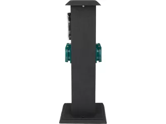 Yato Gniazdo ogrodowe słupek stalowe podwójne IP44 230 V YT-81276 - 2