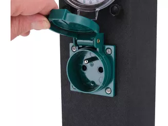 Yato Gniazdo ogrodowe słupek stalowe podwójne IP44 230 V YT-81276 - 5