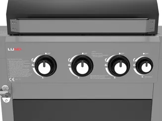 Lund Grill gazowy 3+1 z żeliwnym rusztem 11,5 kW 99635 - 13