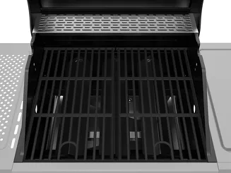 Lund Grill gazowy 3+1 z żeliwnym rusztem 11,5 kW 99635 - 6