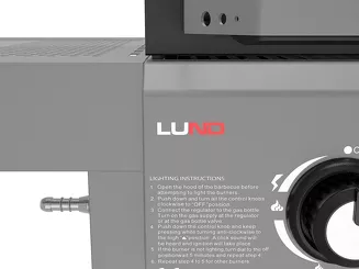 Lund Grill gazowy 3+1 z żeliwnym rusztem 11,5 kW 99635 - 10