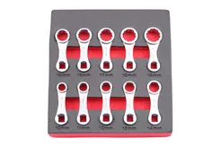 Quatros Końcówki oczkowe 10-19mm do klucza dynamometrycznego 3/8" QS56000