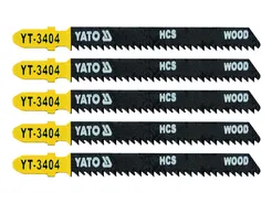 Yato Brzeszczoty do wyrzynarek HCS do drewna 10 TPI 5 szt. odwrócony ząb  YT-3404 