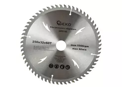 Geko Tarcza do cięcia drewna 250x32mm 60z. G00146